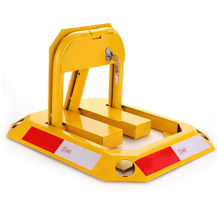 Merak MRK-PL-1004C / MRK-PL-10325 Manual Parking Barrier Lock - Heavy-Duty Steel Security Bollard